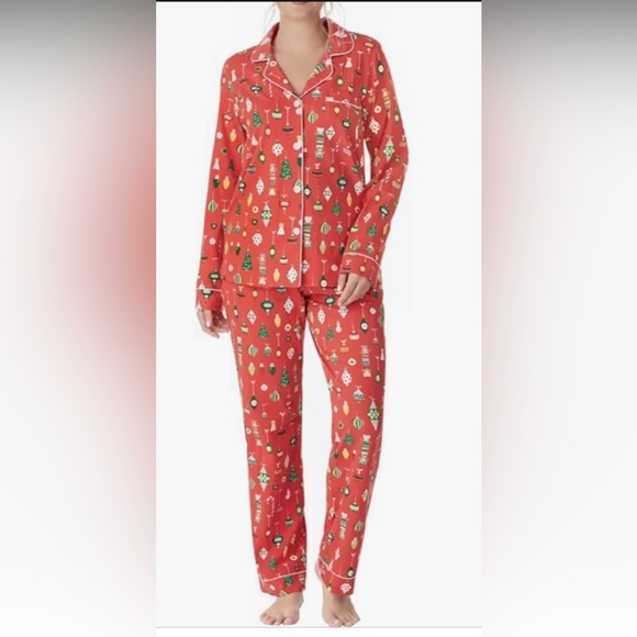 NWT BedHead Holiday Ornament Pajama Set - L XL